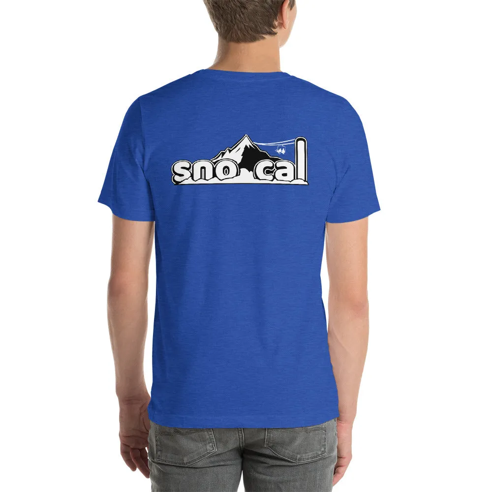 Sno Cal™ short-sleeve tee with white lettering logo
