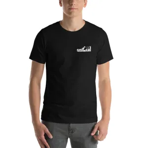 Sno Cal™ short-sleeve tee with white lettering logo