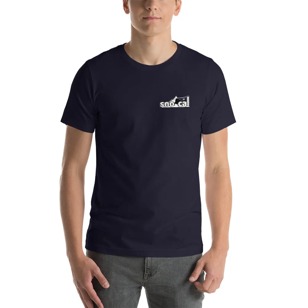 Sno Cal™ short-sleeve tee with white lettering logo