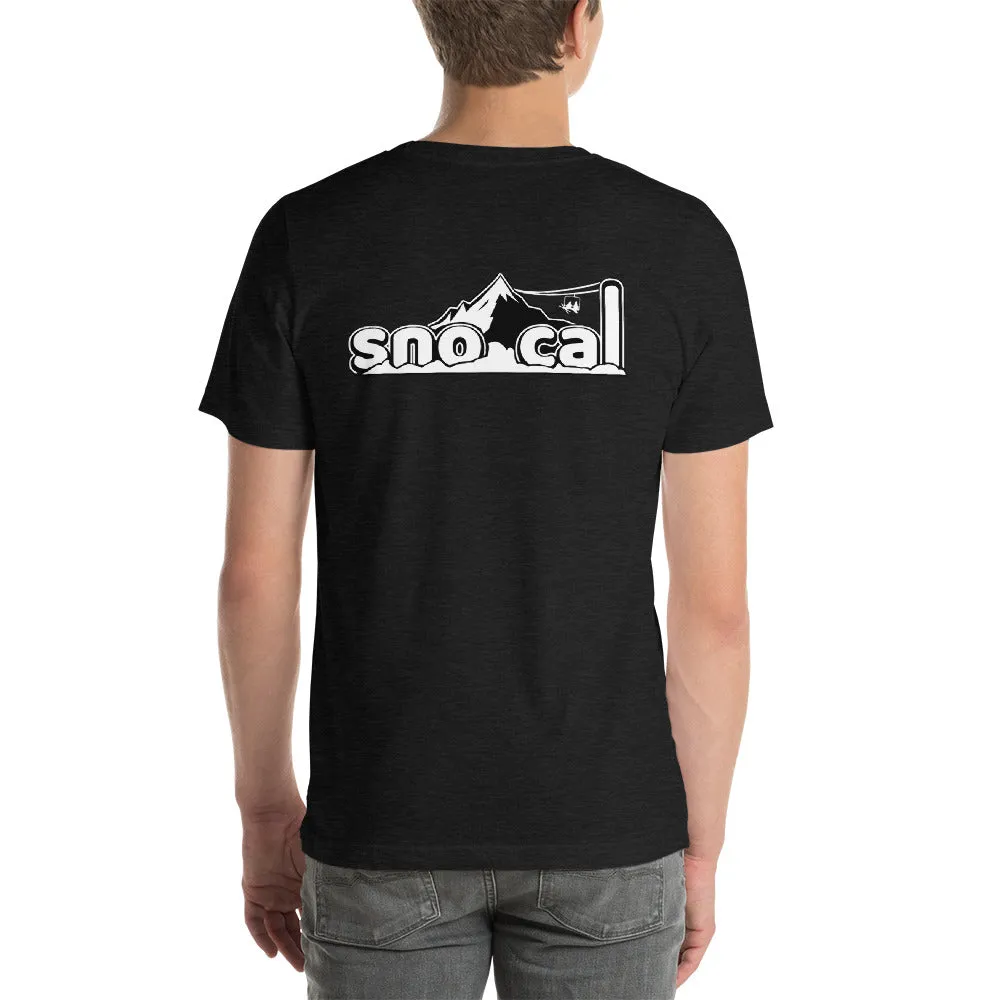 Sno Cal™ short-sleeve tee with white lettering logo