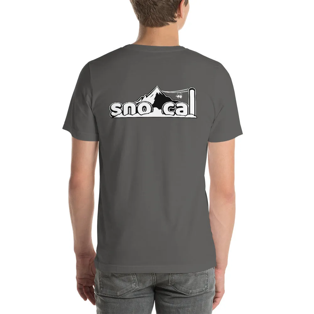 Sno Cal™ short-sleeve tee with white lettering logo