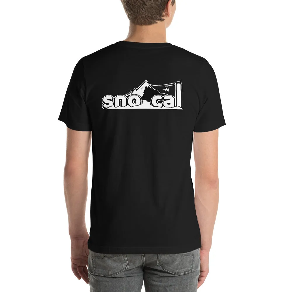 Sno Cal™ short-sleeve tee with white lettering logo