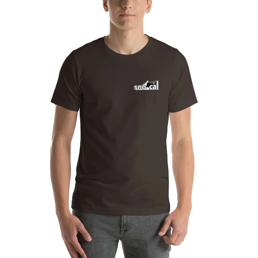 Sno Cal™ short-sleeve tee with white lettering logo