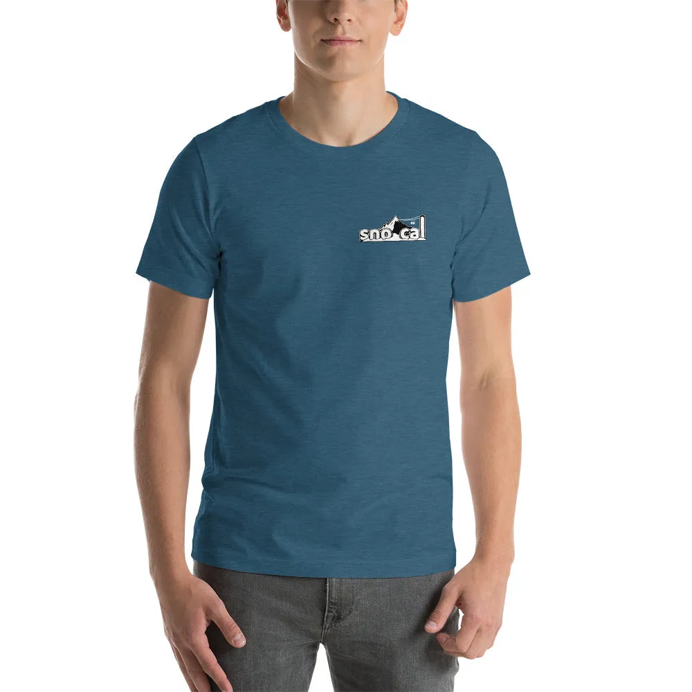 Sno Cal™ short-sleeve tee with white lettering logo