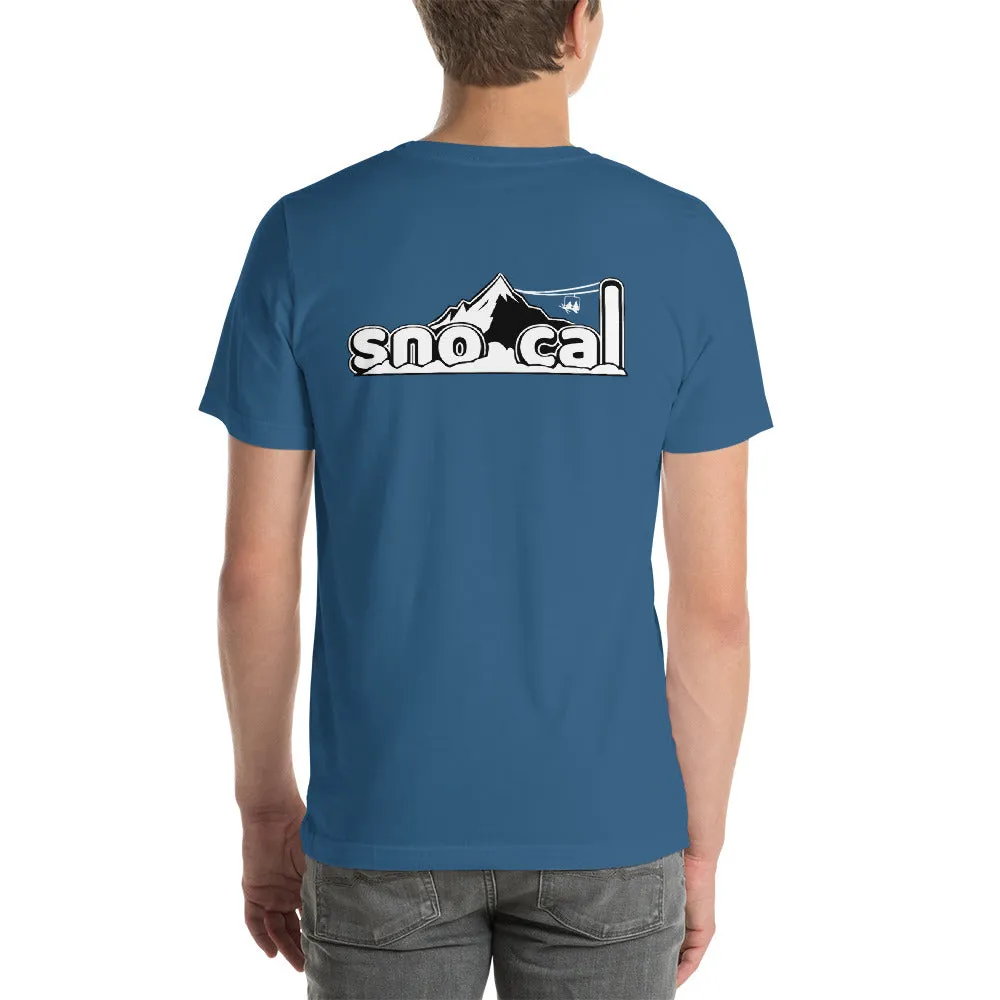 Sno Cal™ short-sleeve tee with white lettering logo