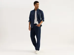 Solid Baggy Fit Jeans