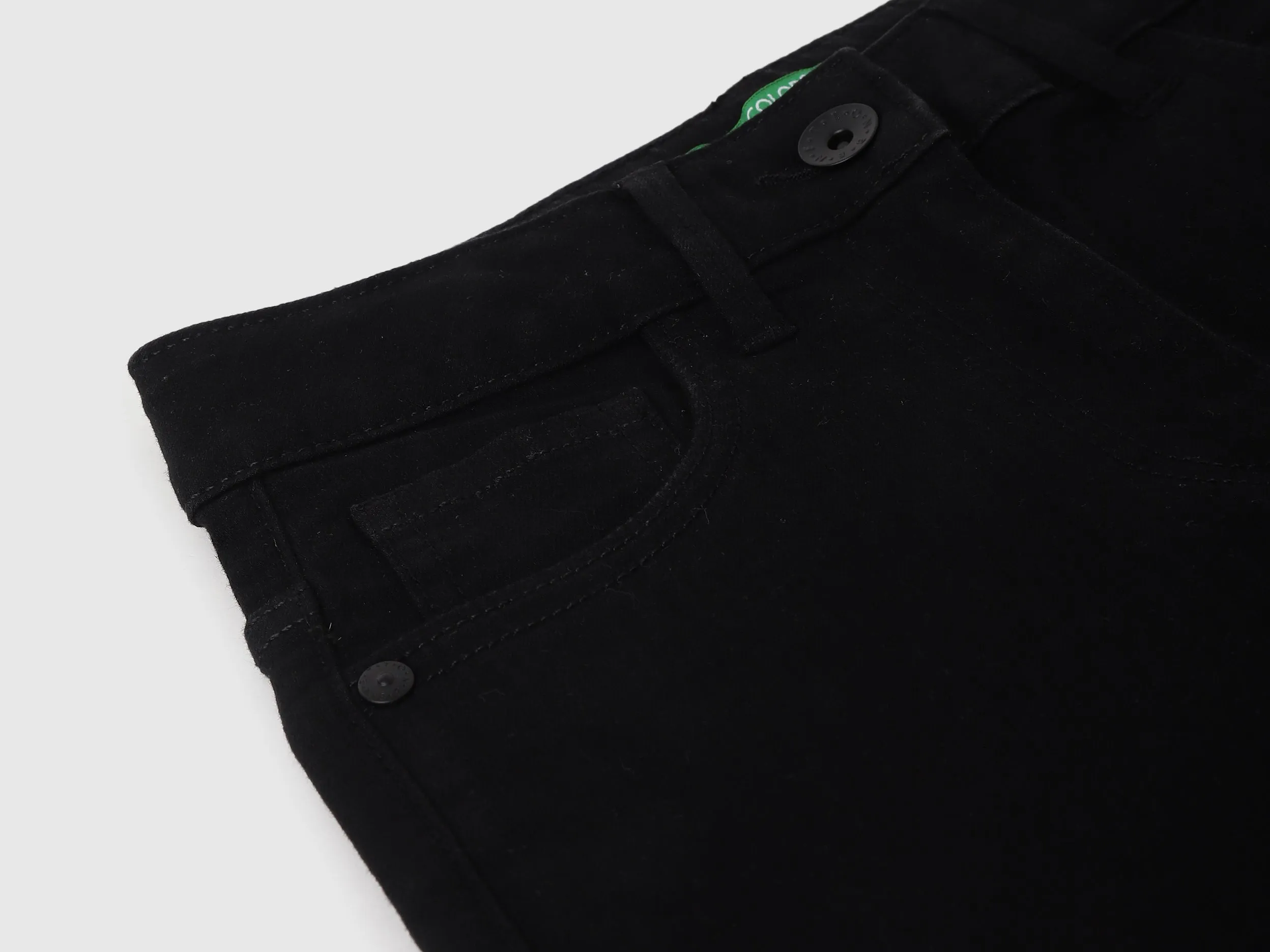 Solid Pattern Boot-Leg Fit Jeans