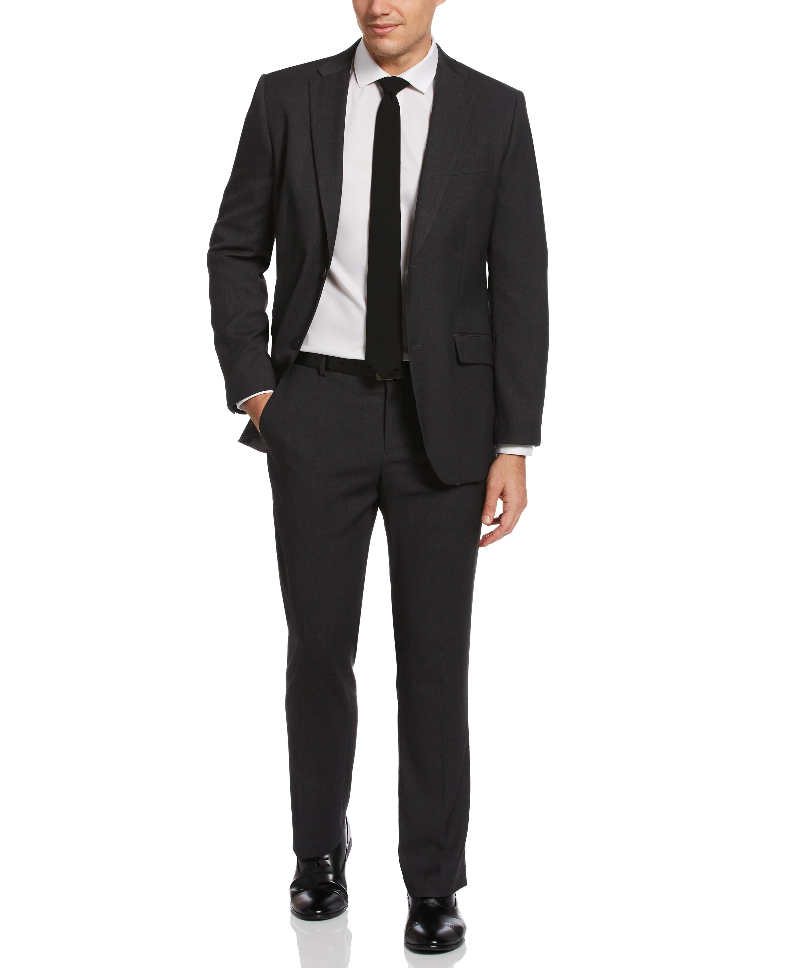 Solid Stretch Suit Jacket