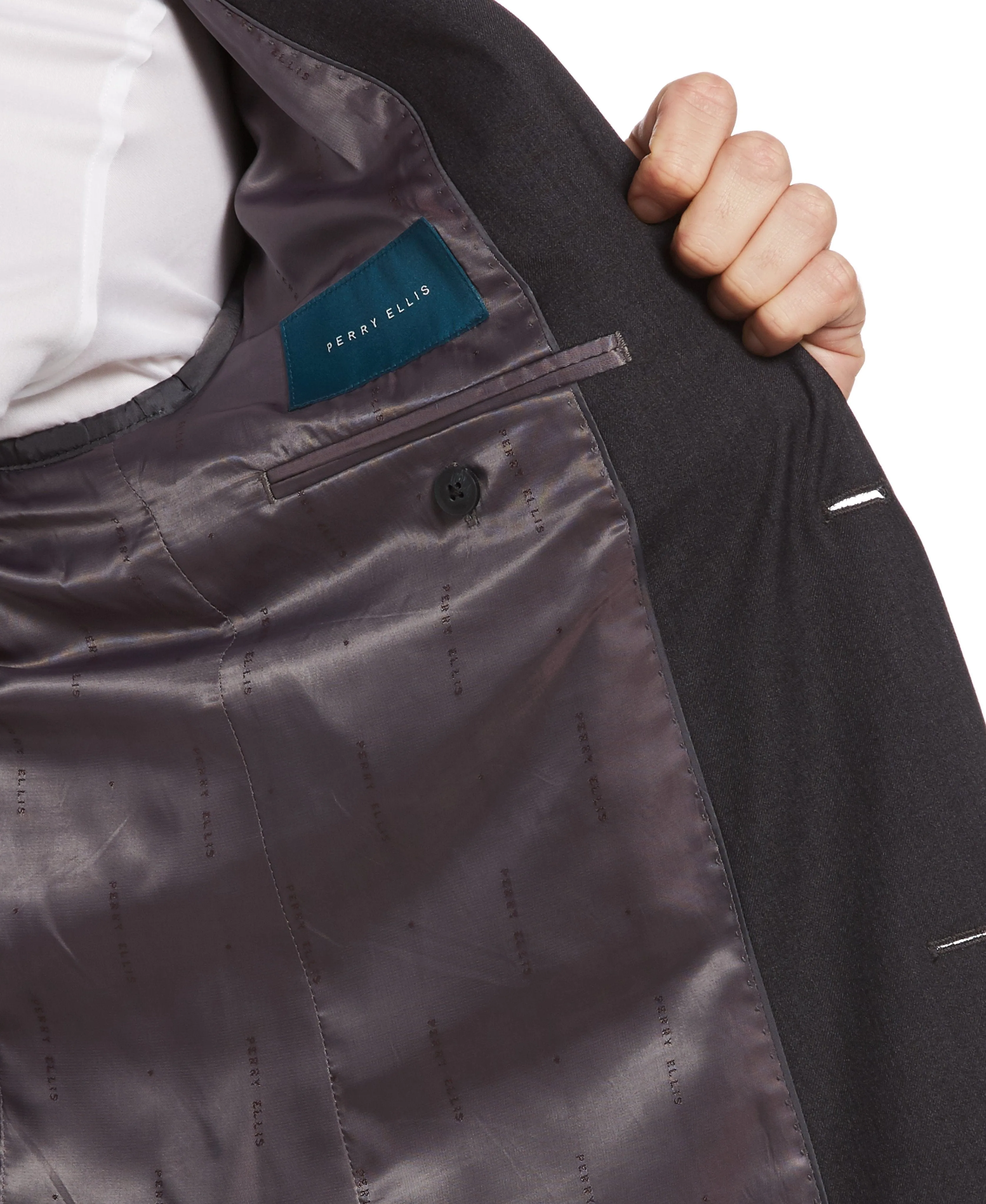 Solid Stretch Suit Jacket