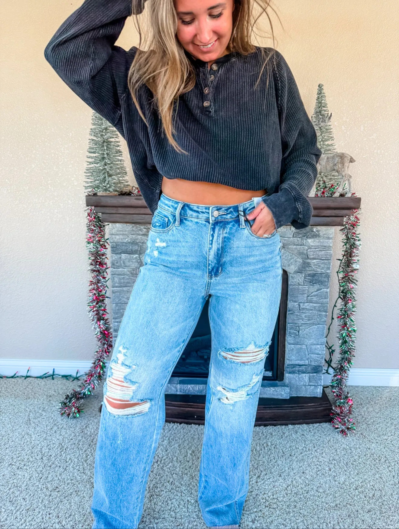 Sophia JB 90’s Straight Jeans