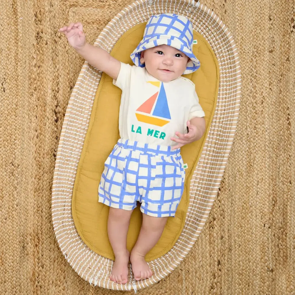 Sorbetto & Sailor Set - La Mer Jersey Baby Bodysuit & Short Set
