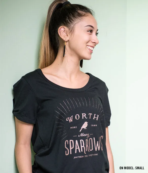 Sparrows Keyhole-Sleeves Tee