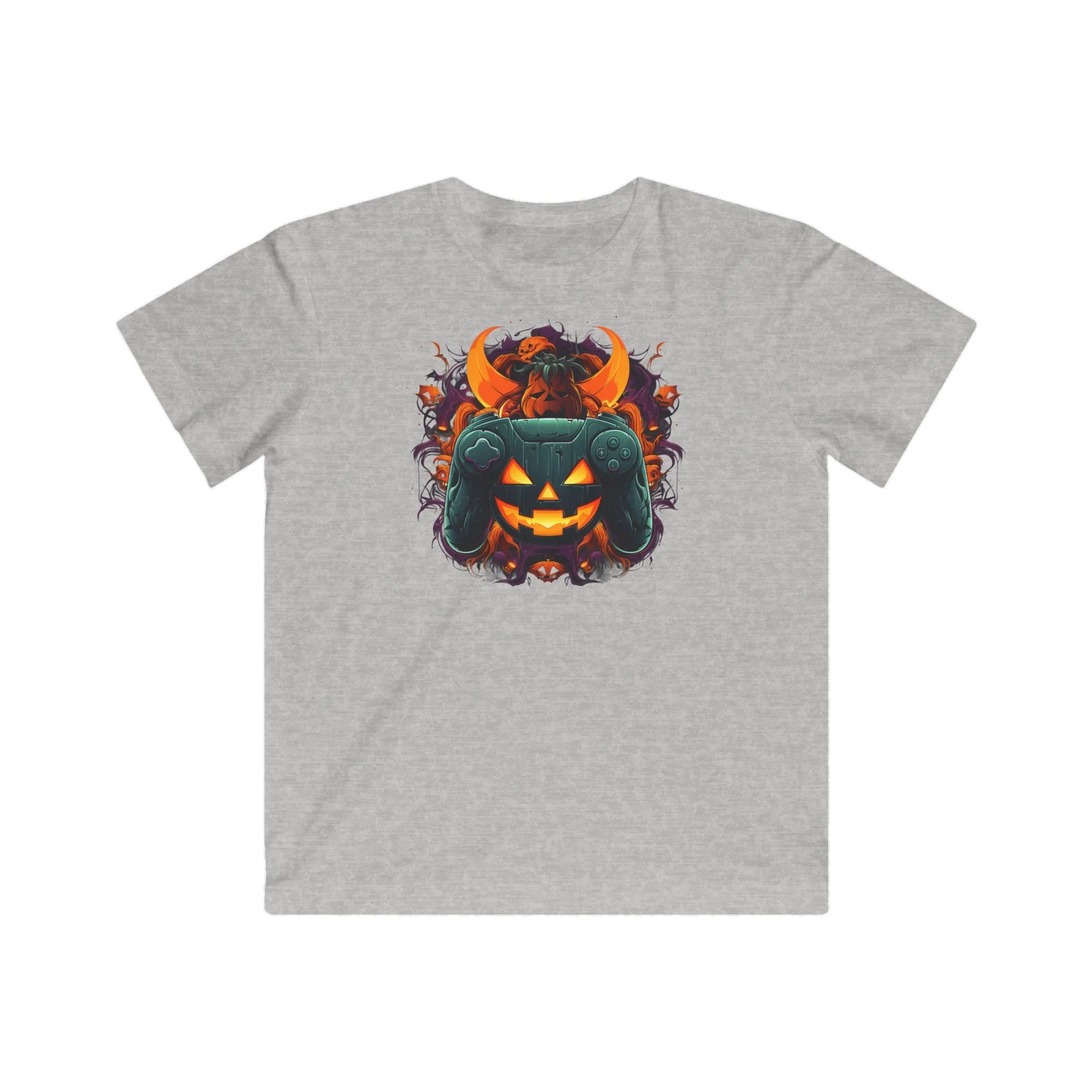 Spooky Gaming Controller 3 Kids Fine Jersey Gaming Tee
