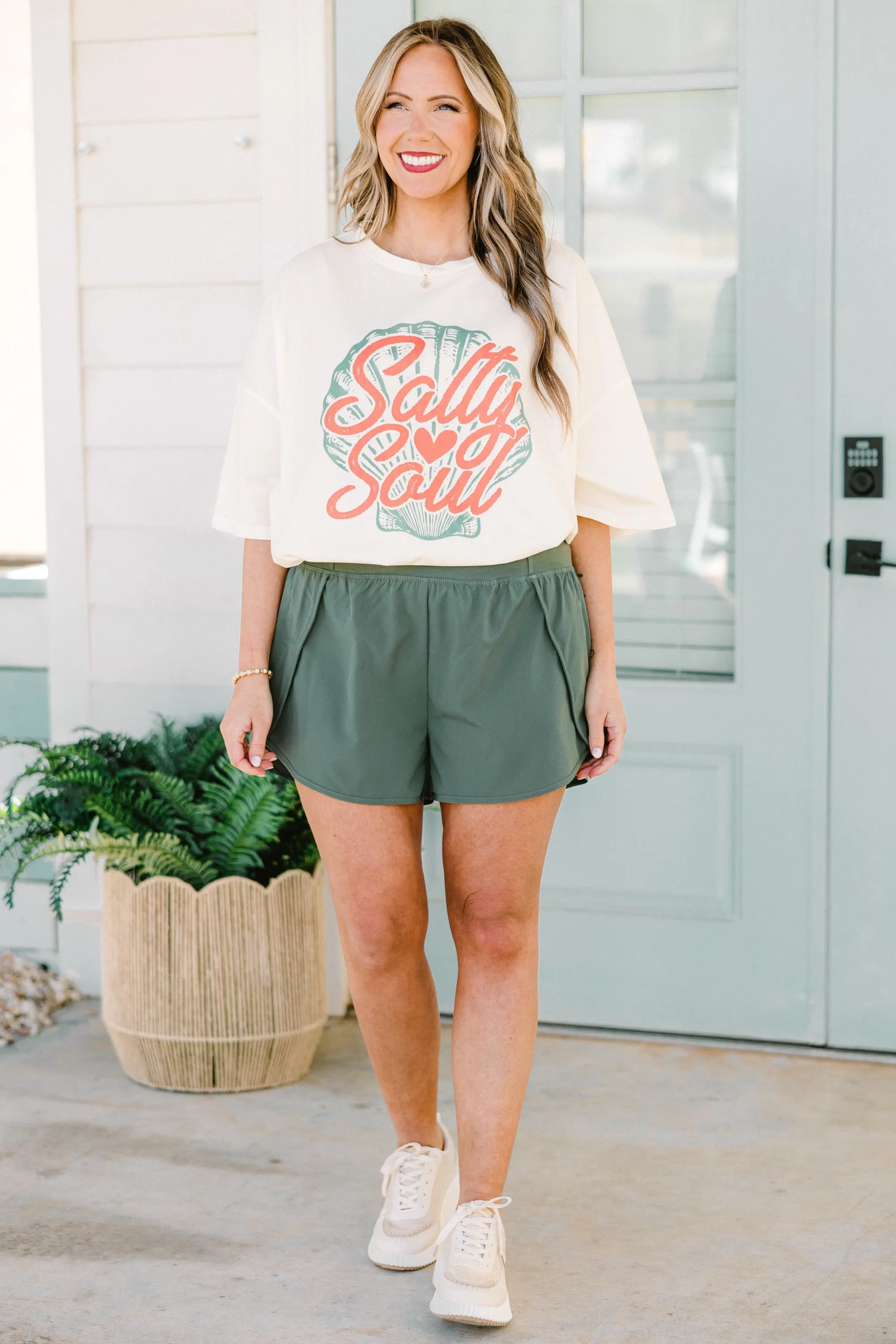 Sporty Chic Short, Ash Jade