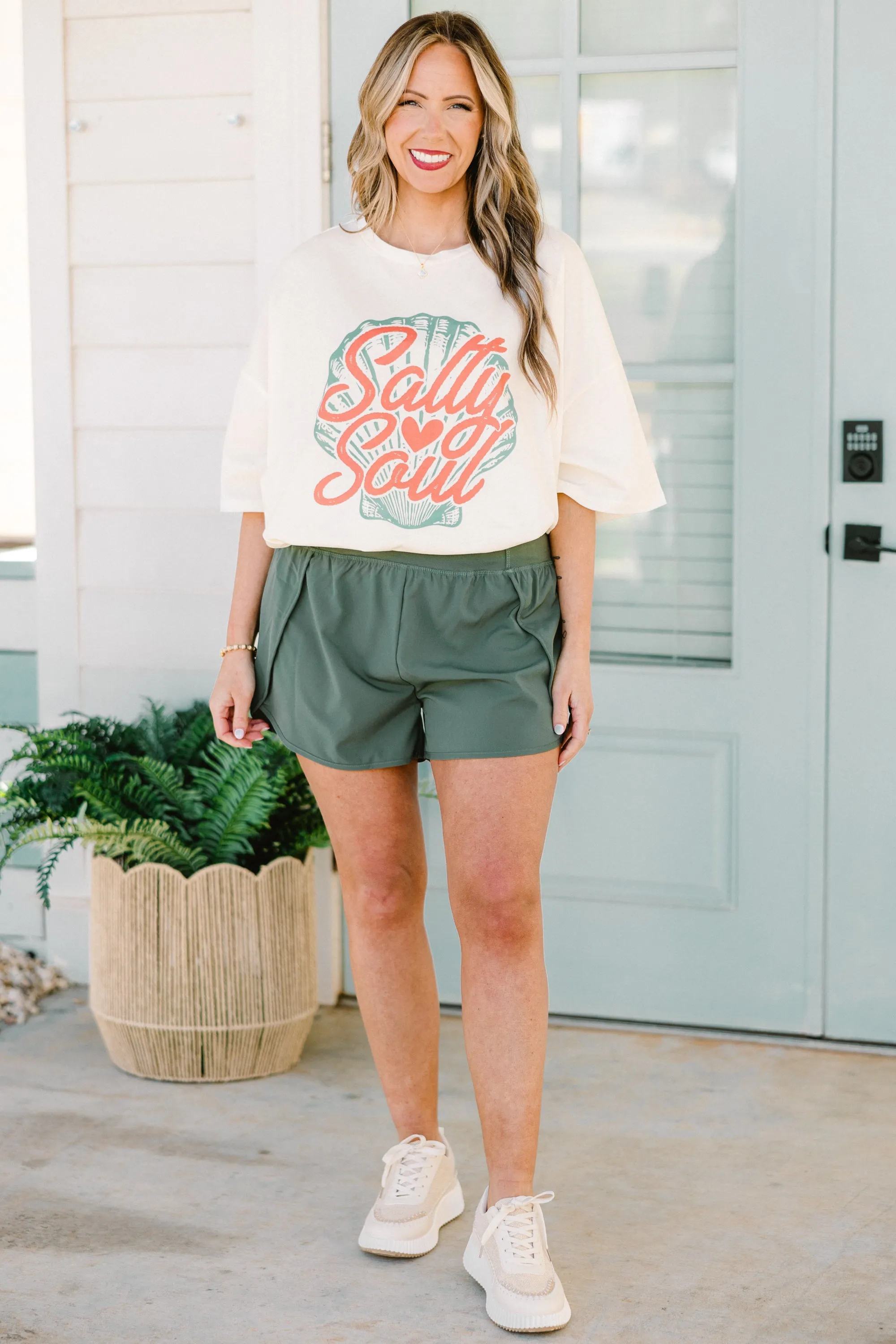 Sporty Chic Short, Ash Jade