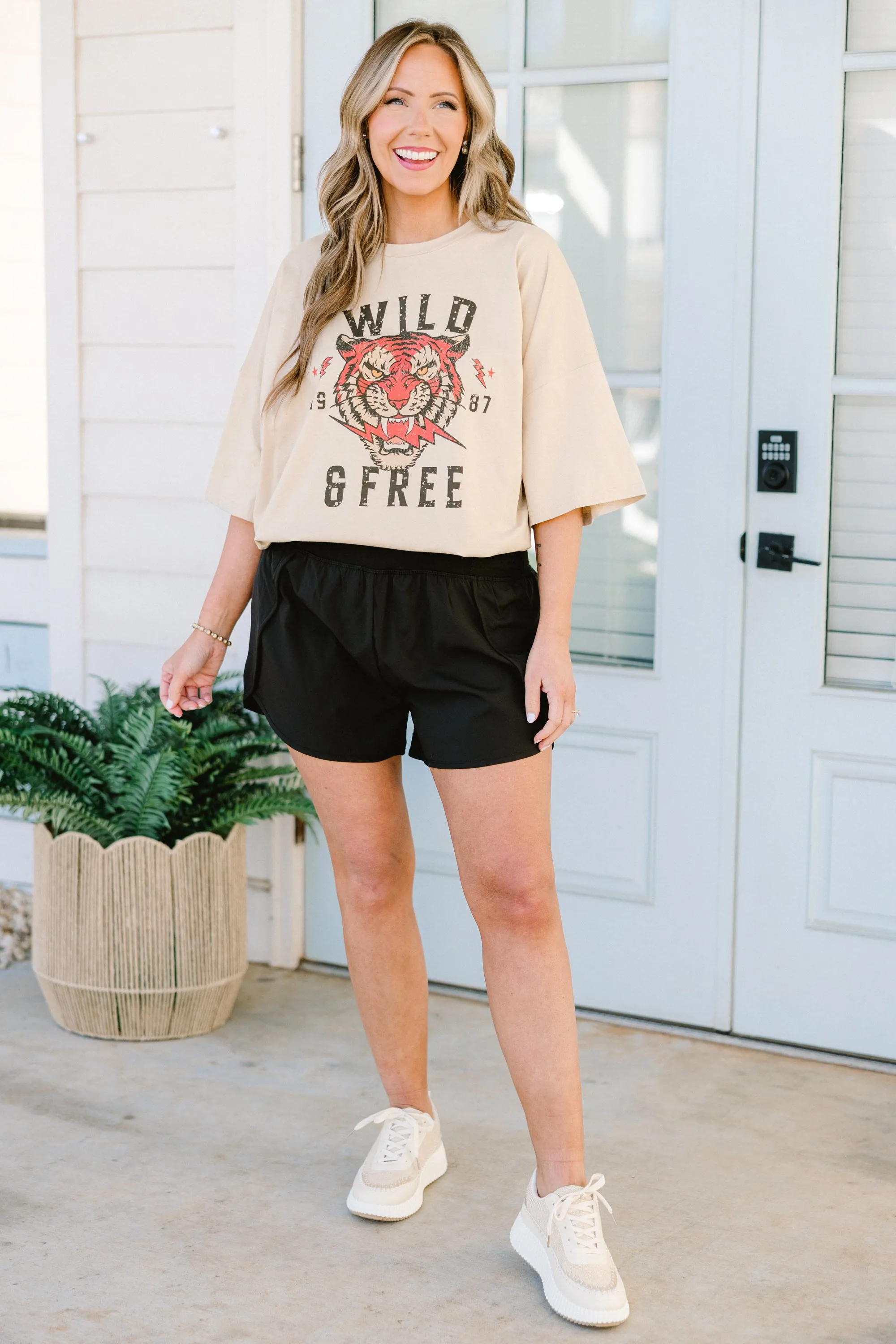 Sporty Chic Short, Black