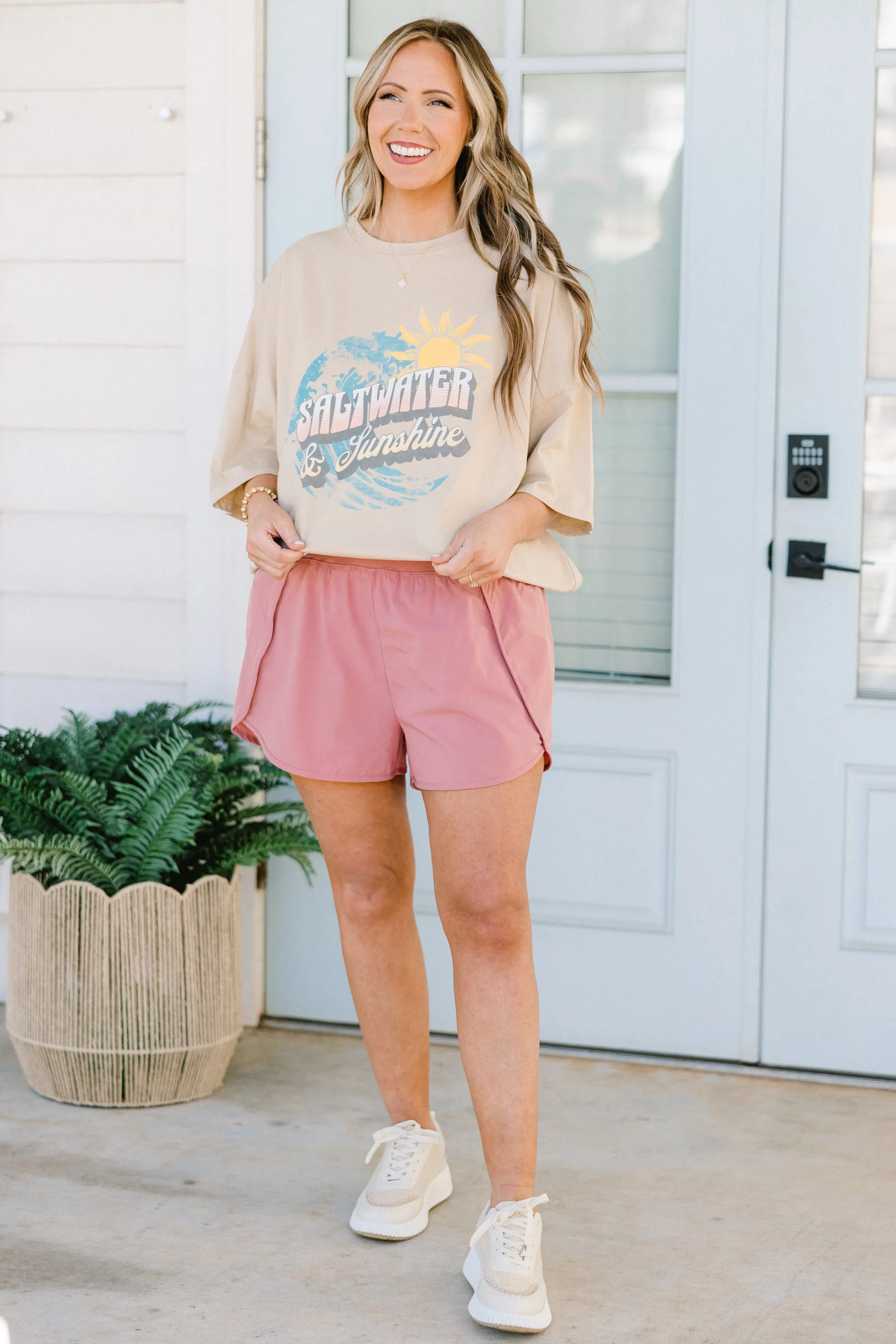 Sporty Chic Short, Light Rose