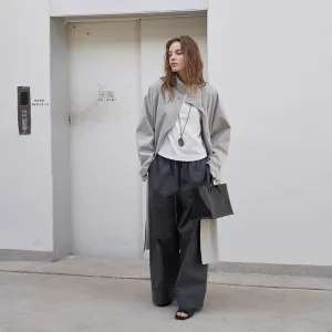 Stand collar trench Coat