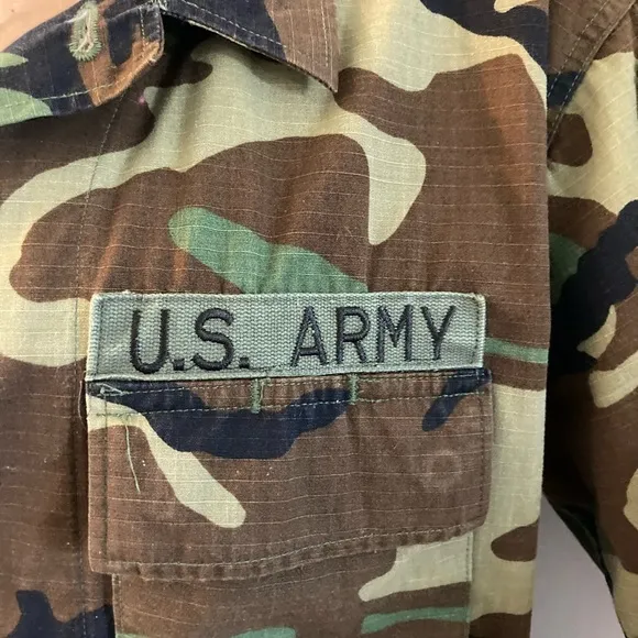 Standard issue unisex military jacket prototype camo