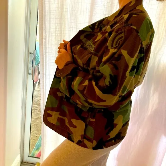 Standard issue unisex military jacket prototype camo