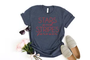 Stars and Stripes Forever USA T-Shirt
