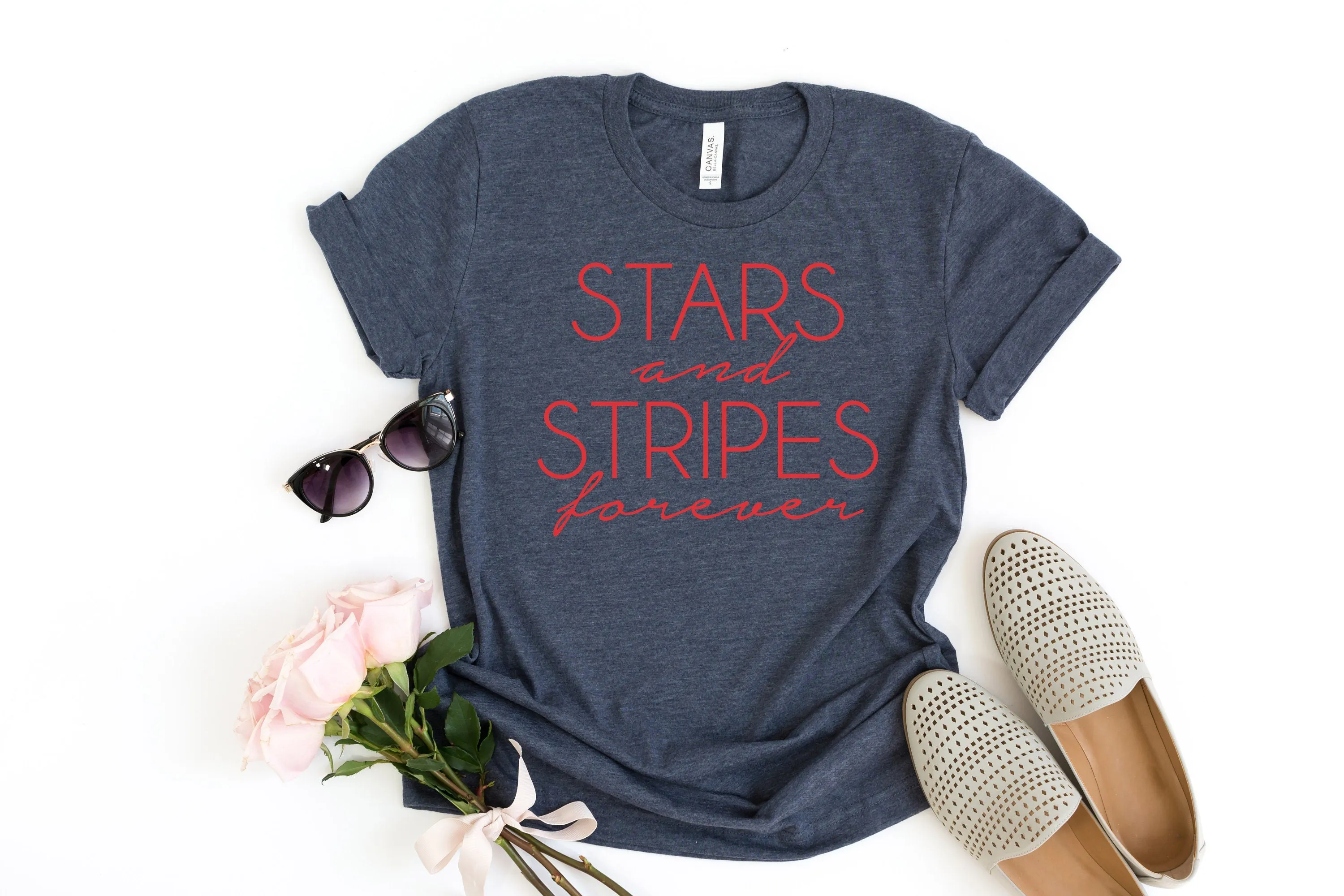 Stars and Stripes Forever USA T-Shirt