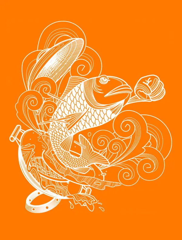 Steaming Fish Tee
