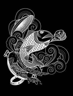 Steaming Fish Tee