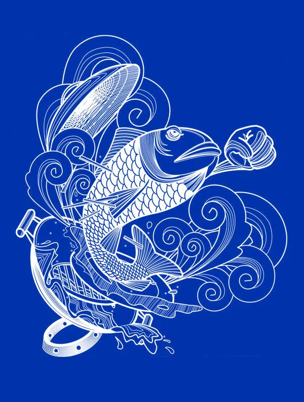 Steaming Fish Tee