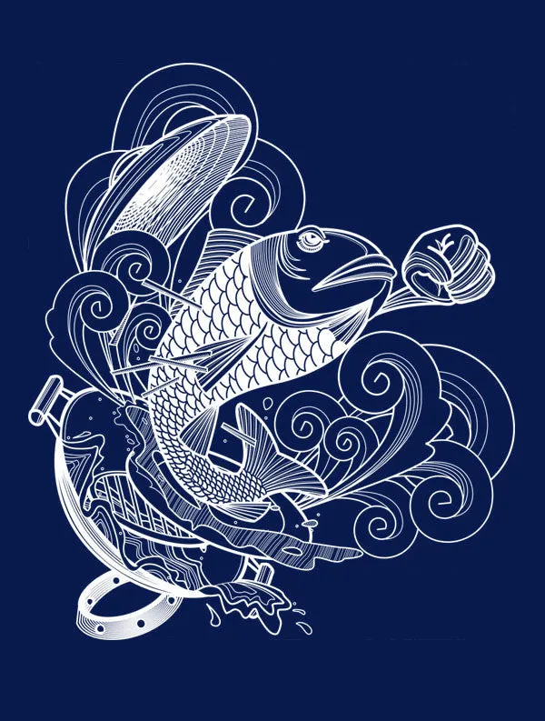 Steaming Fish Tee