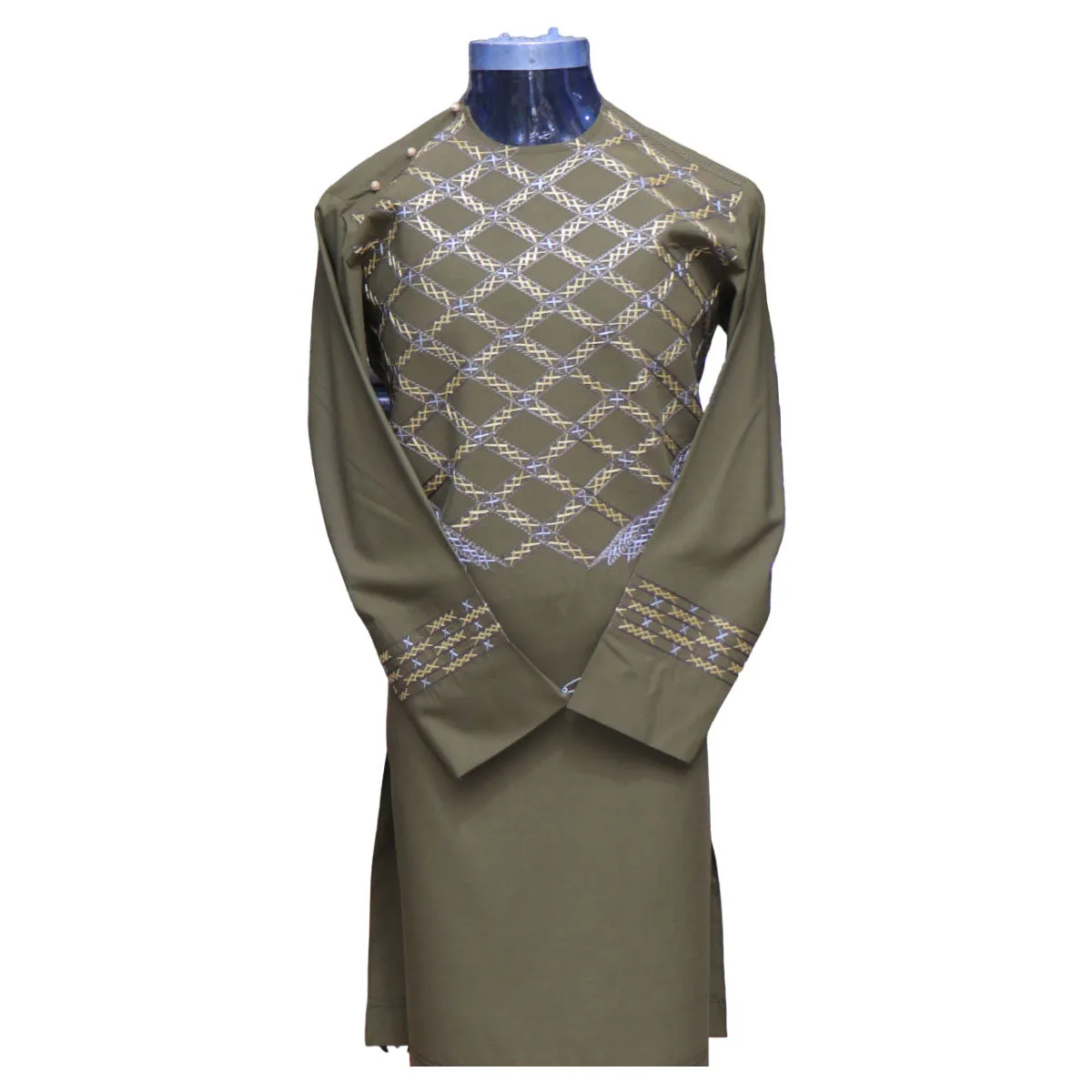 Stylish Afghani Apparel | Beautifully Designed Heritage Wear Nk-309