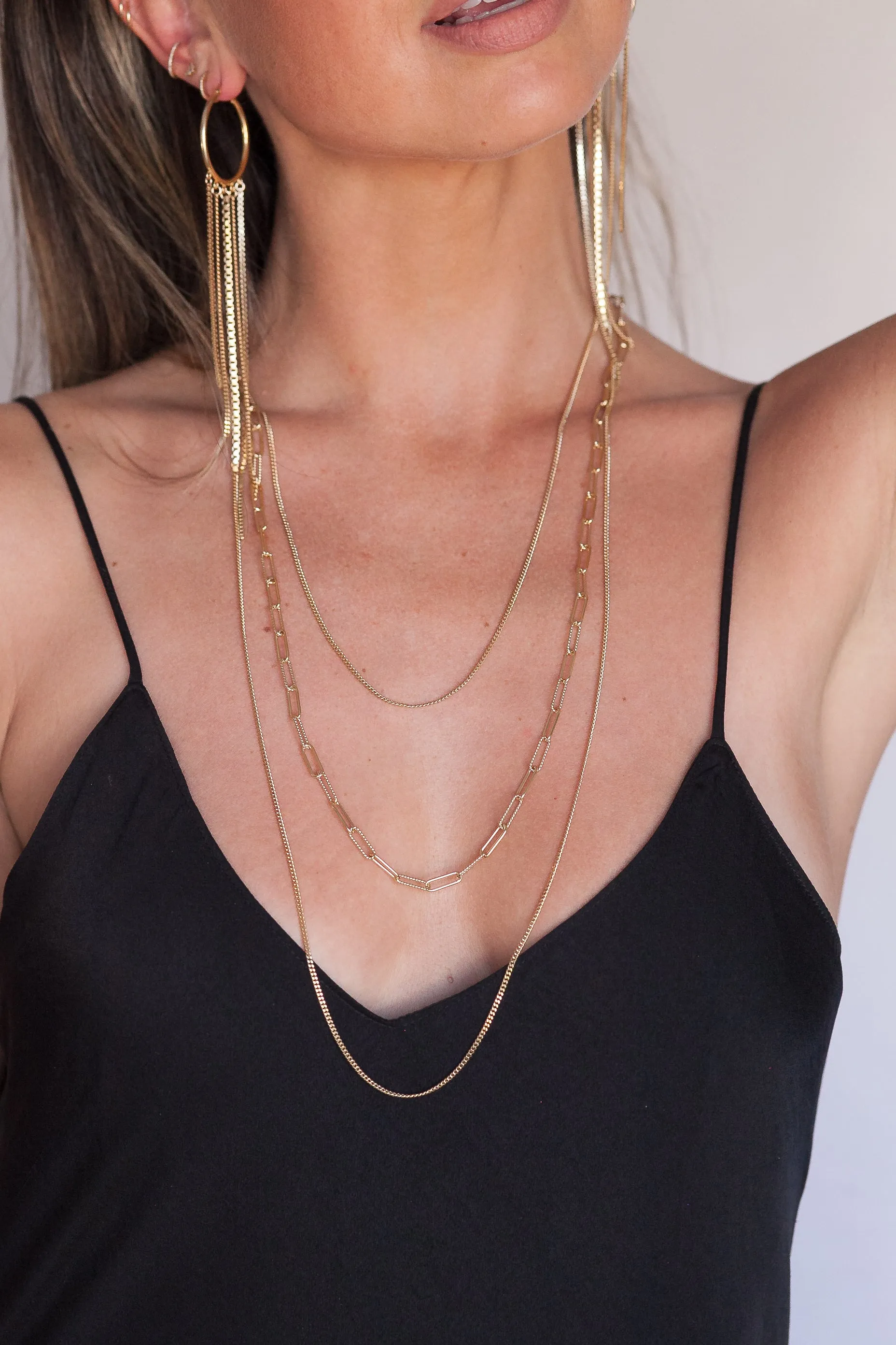 Sunstone Layer Necklace