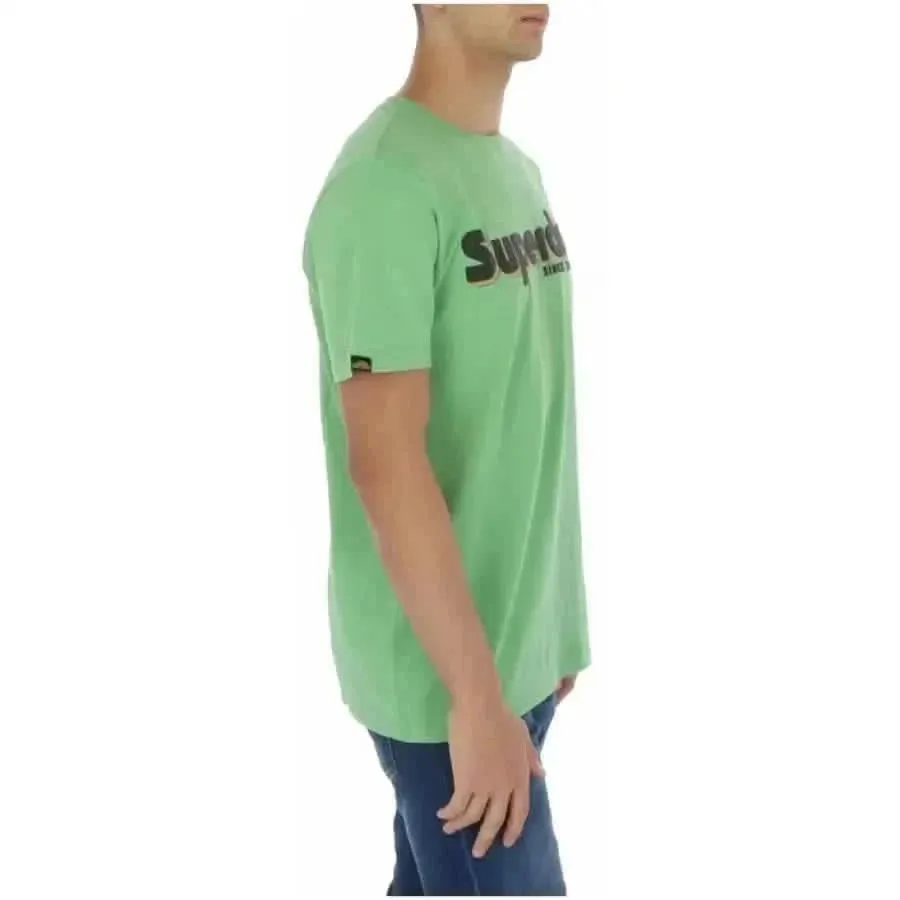 Superdry Green Men's Printed Round Neck T-Shirt