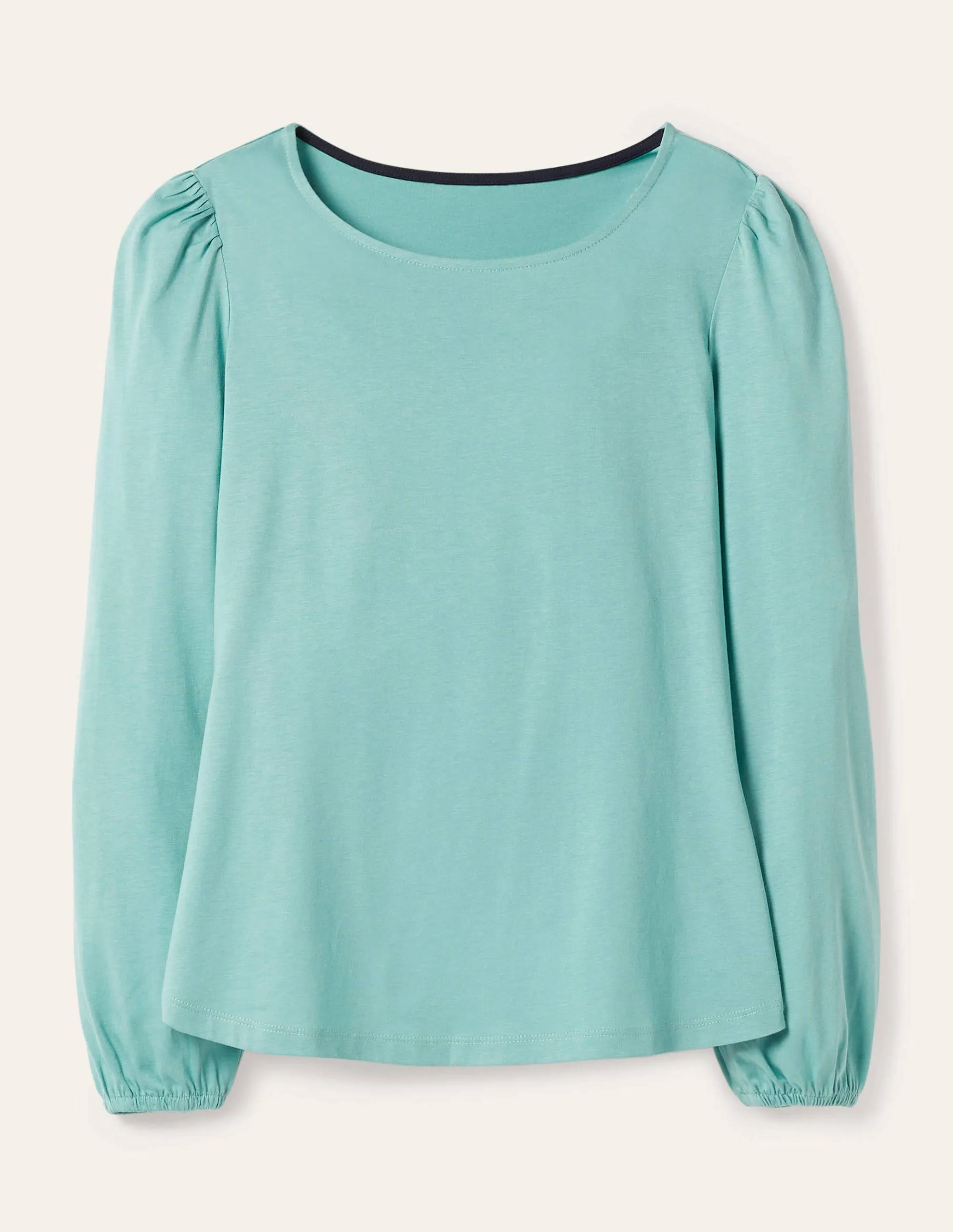 Supersoft Long Sleeve Top-Apple Mint