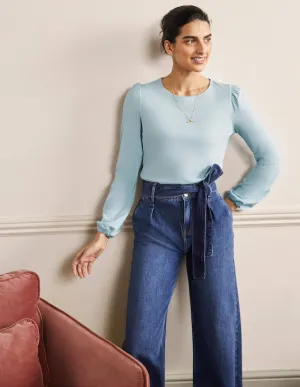 Supersoft Long Sleeve Top-Dawn Sky