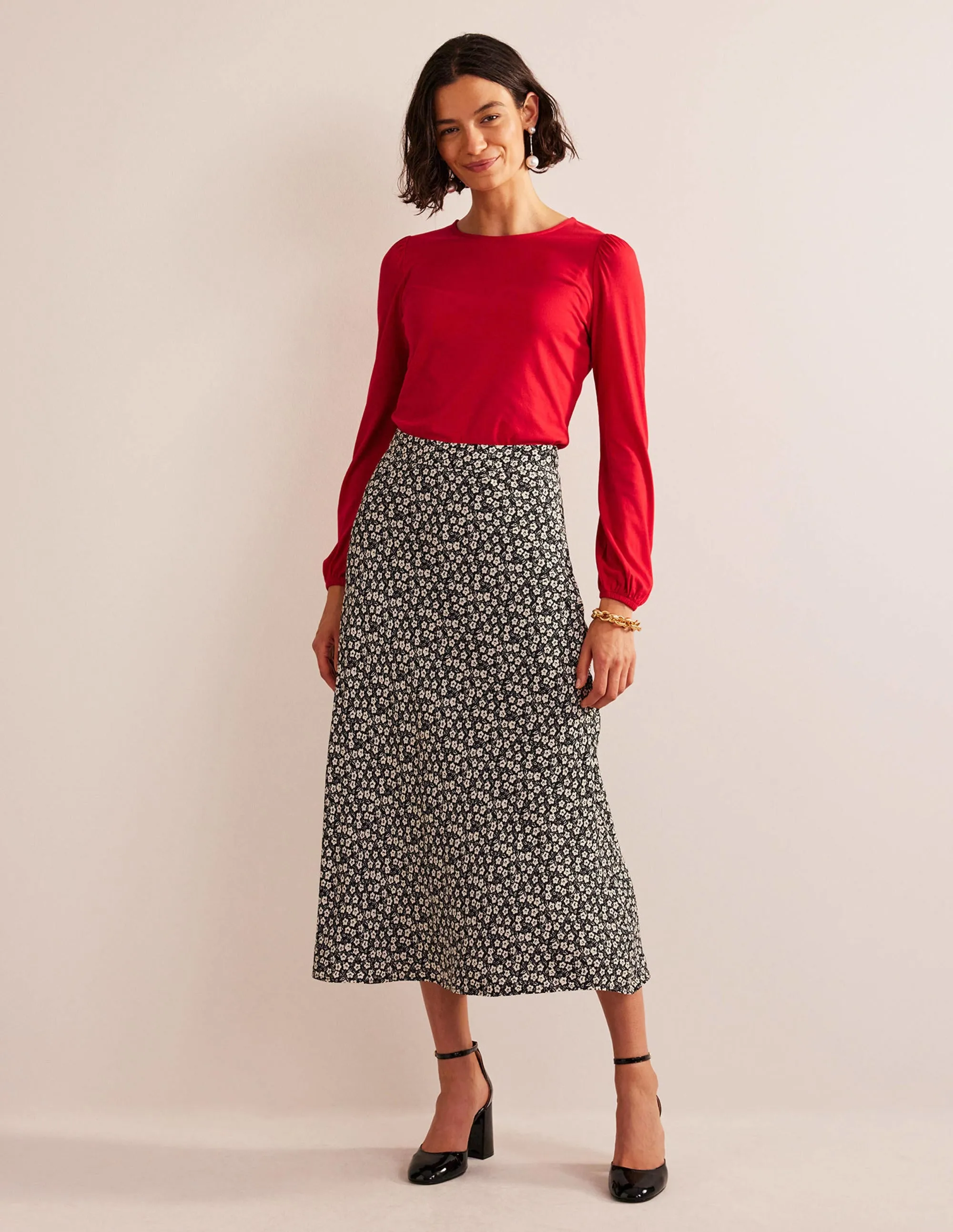 Supersoft Long Sleeve Top-Salsa