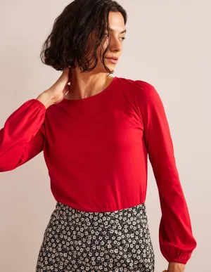 Supersoft Long Sleeve Top-Salsa