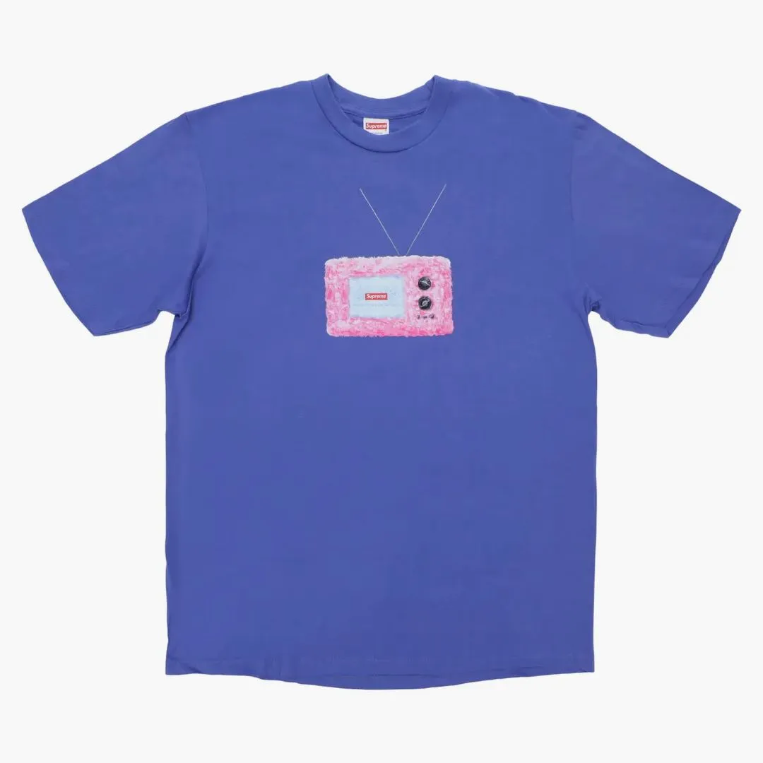 Supreme Tv Tee Light Purple