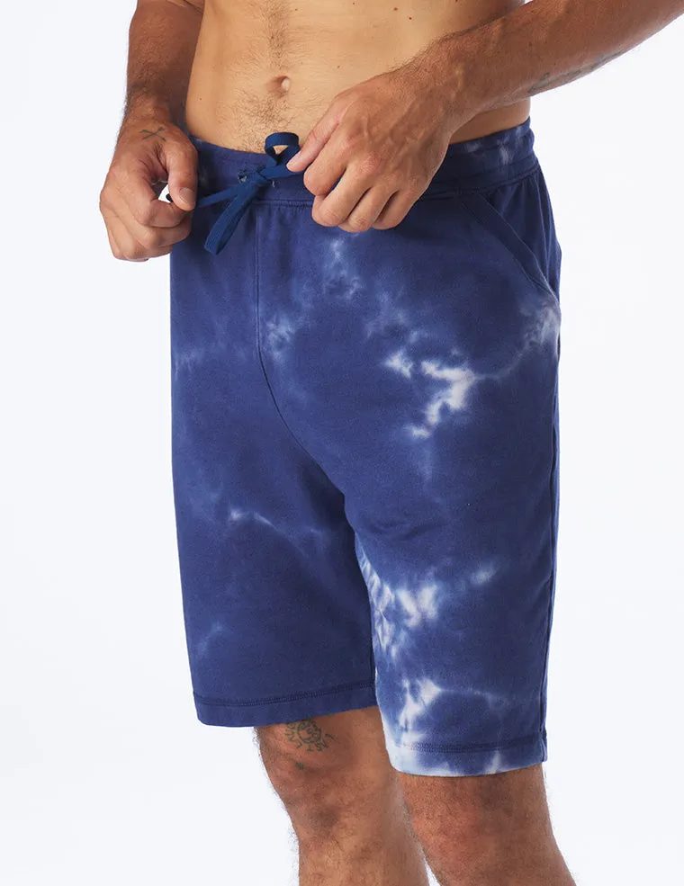 Sycamore Short: Indigo Blur Dye