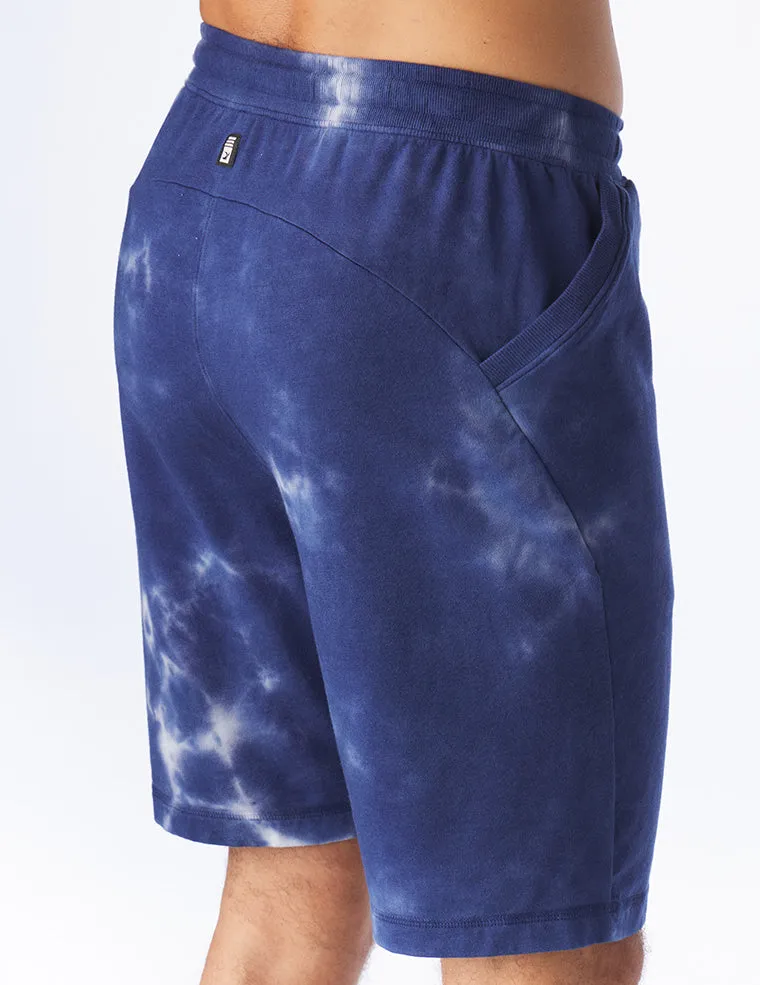 Sycamore Short: Indigo Blur Dye
