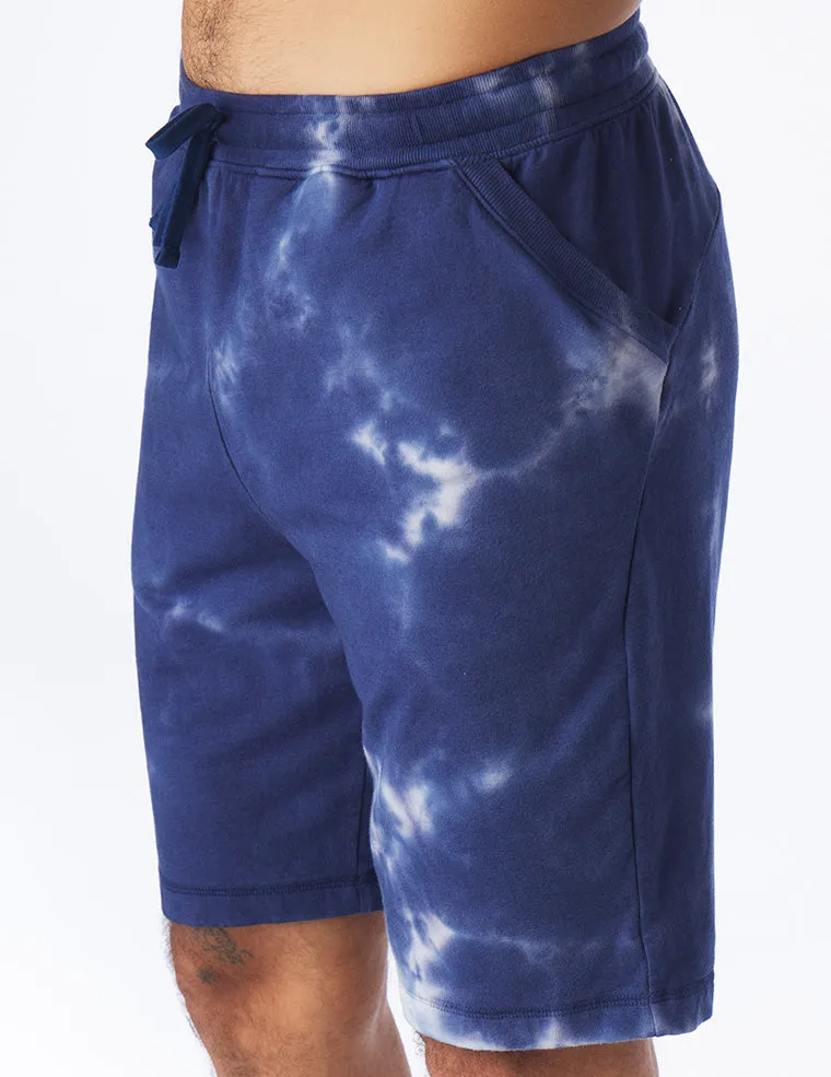 Sycamore Short: Indigo Blur Dye