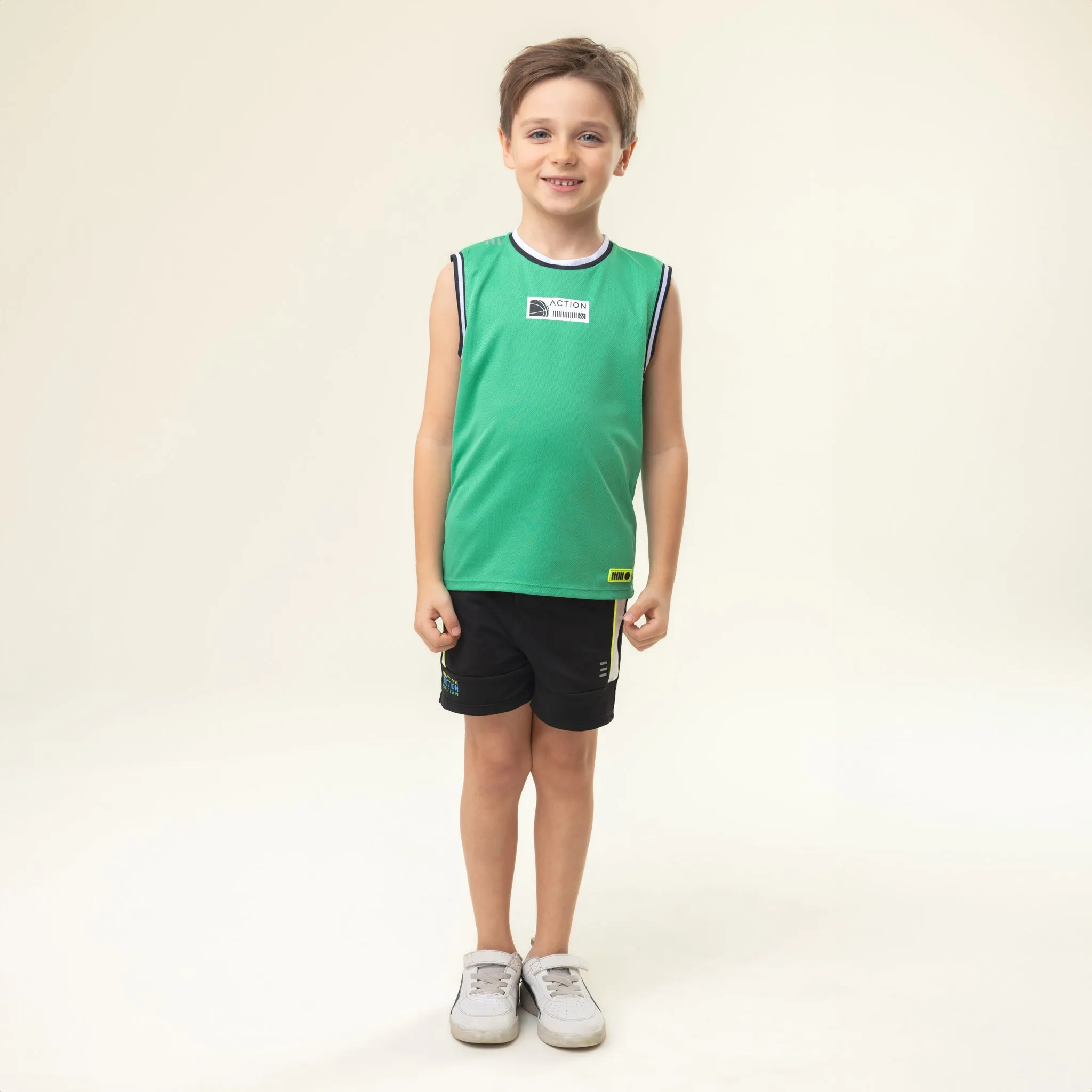 T-shirt et camisole athlétique 2 en 1 Sports galactiques S25A81-04
