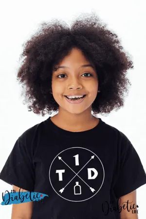 T1D & Insulin Logo Shirt - Kids Unisex T-Shirt
