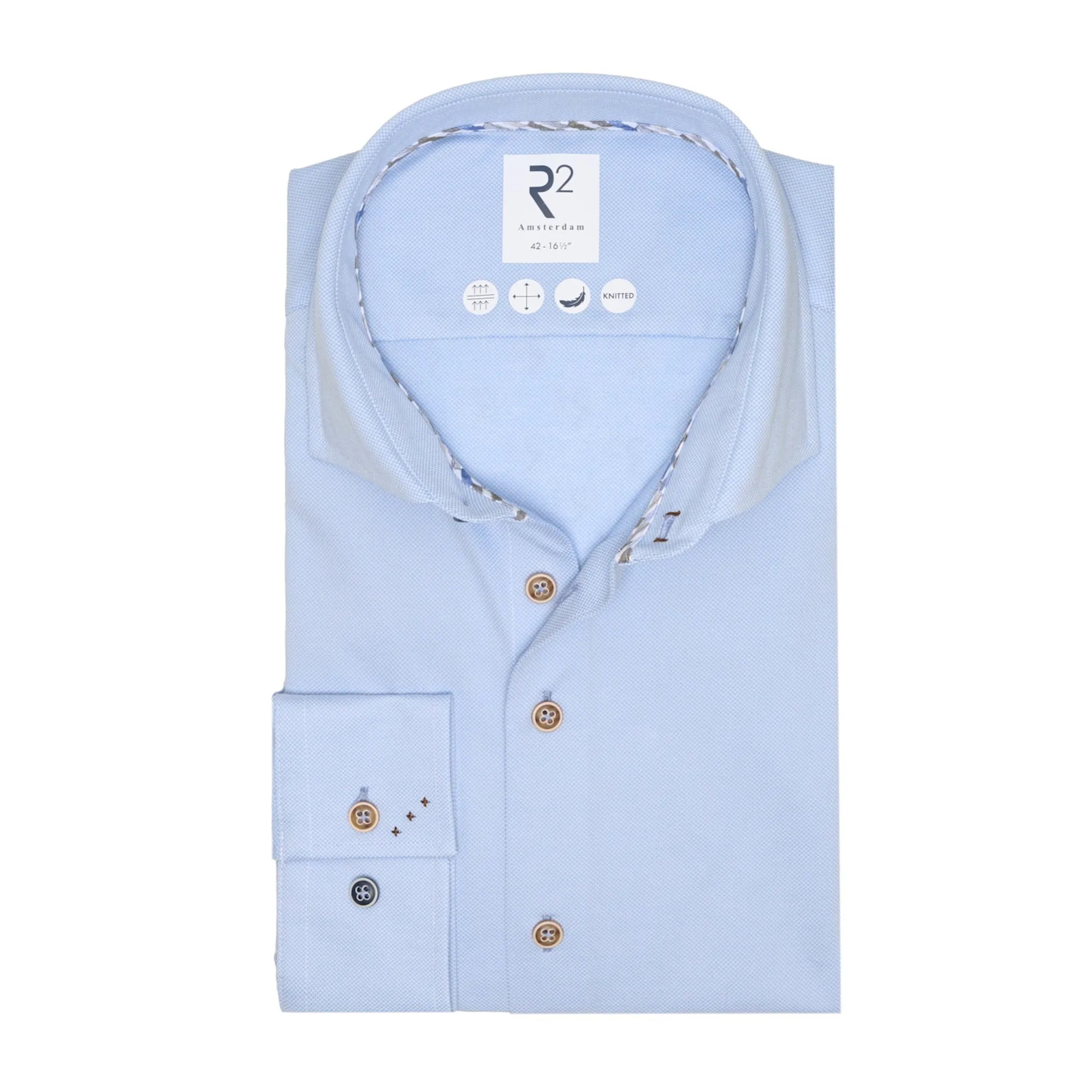 Technical knitted shirt