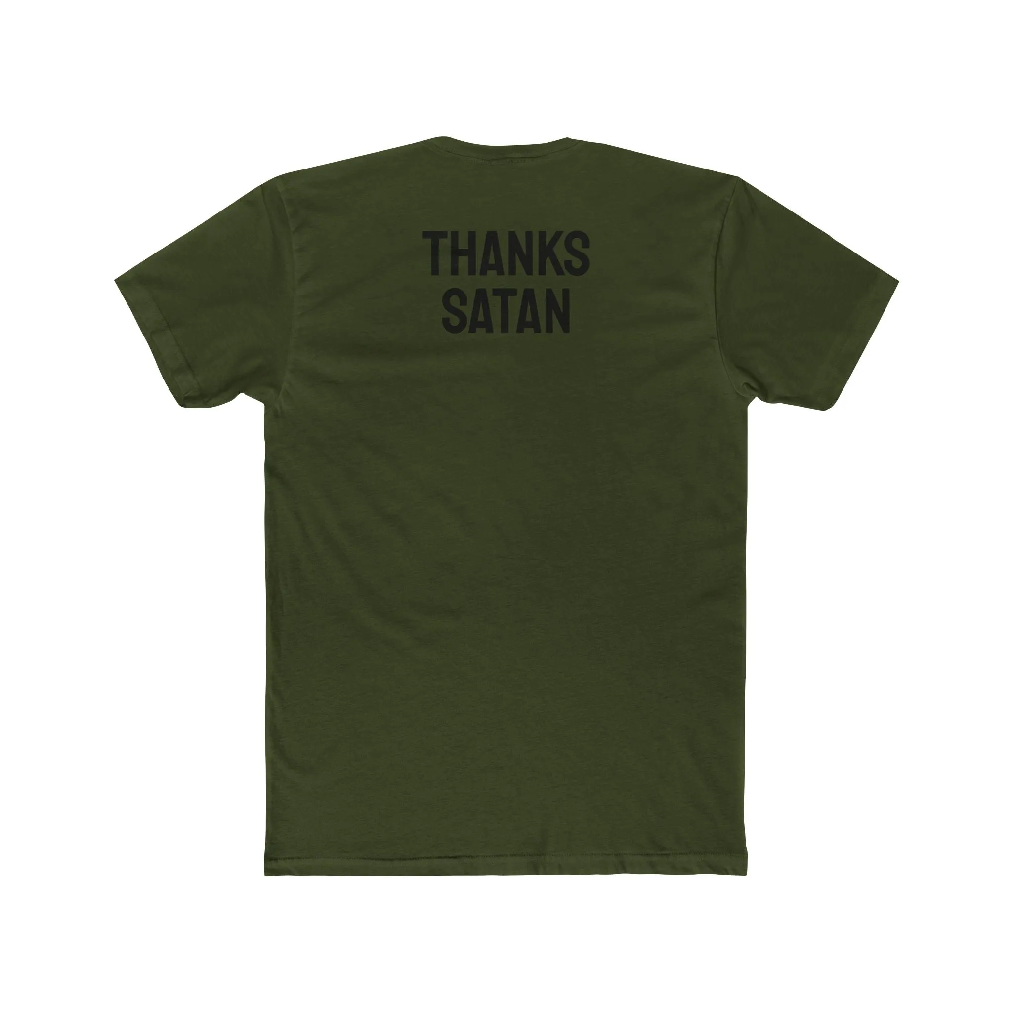 Thanks Satan - Unisex Cotton Crew Tee