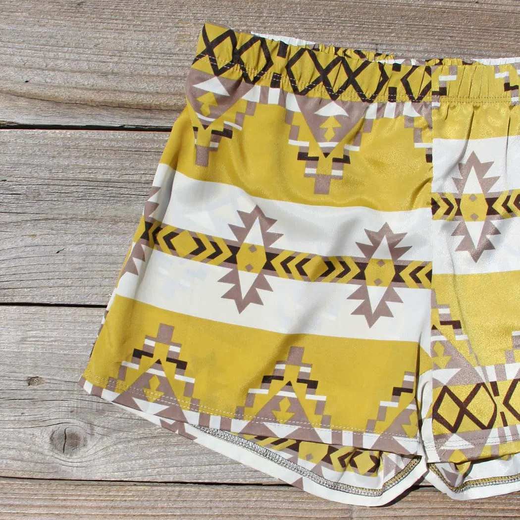 The Billy Native Shorts in Mustard