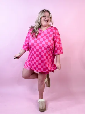 The James Set - Pink Checkered