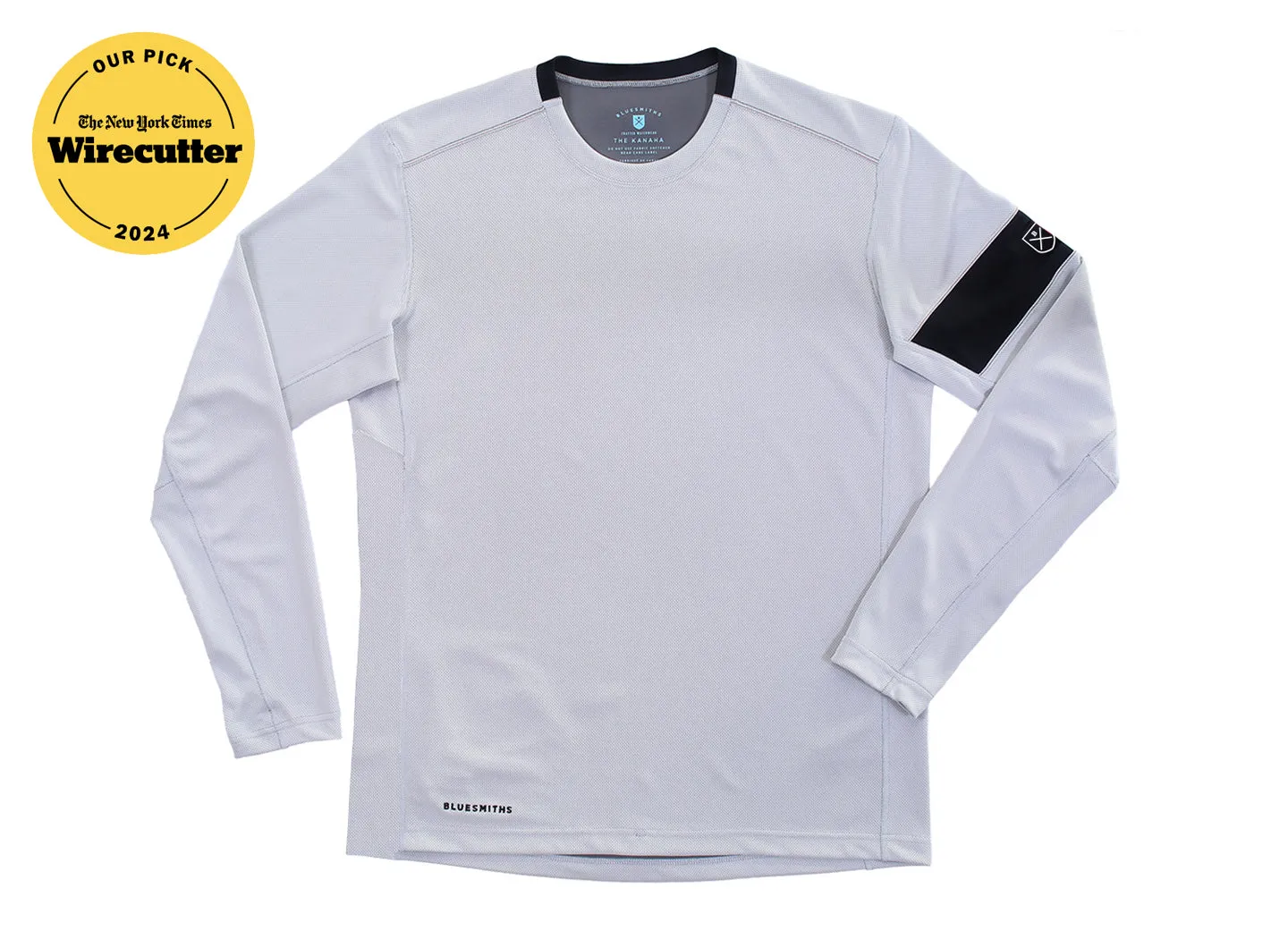The Kanaha Hydrophobic Shirt for Men - White Rock (Black)