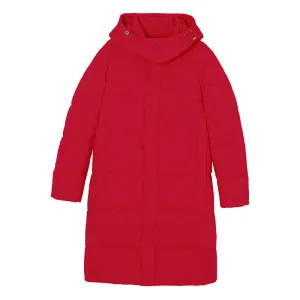 Thickened Hooded Puffer Coat in Relaxed-Fit for Women