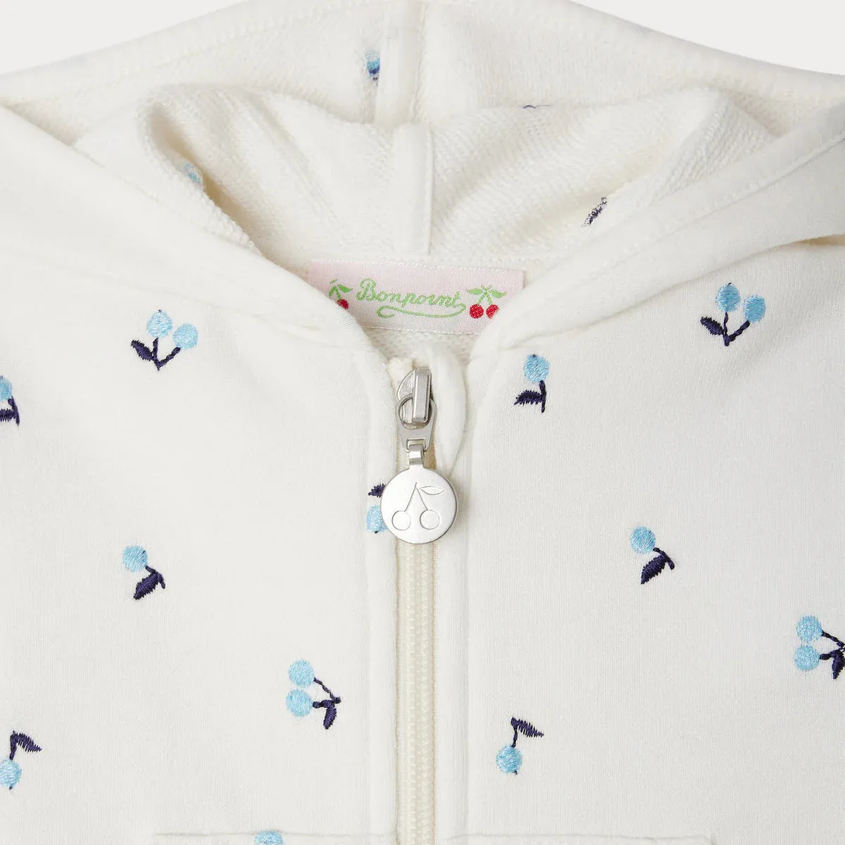 Tibou sweatshirt with cherry embroideries